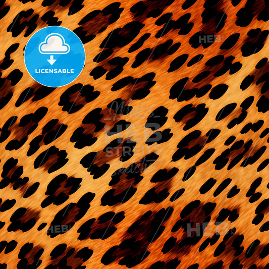 A Close Up Of A Leopard Skin