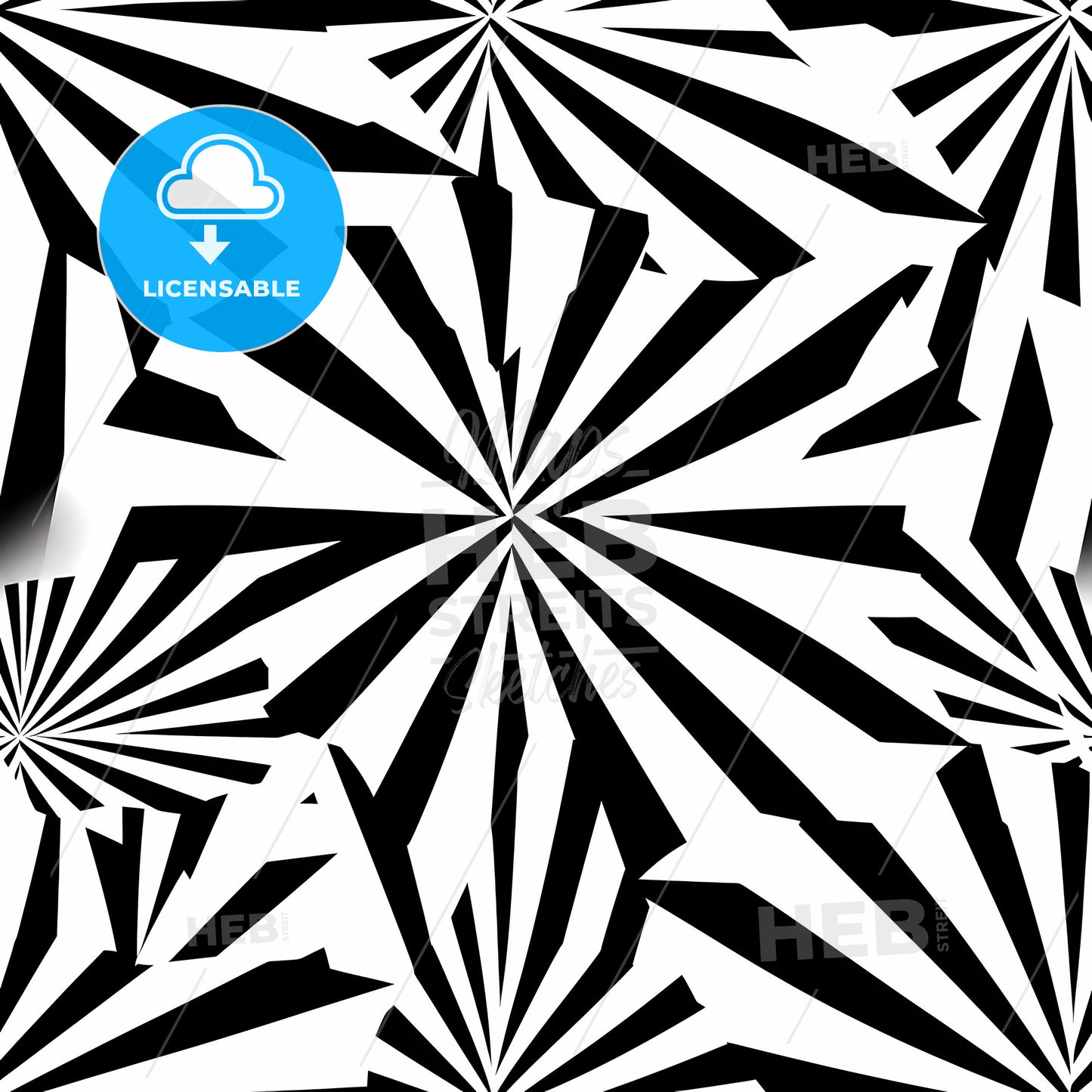 A Black And White Pattern