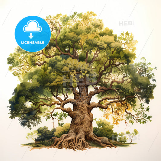 A Large Tree With Many Branches