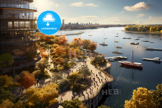 Reimagine Boston, A City Next To A Body Of Water
