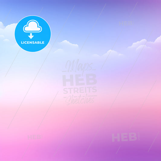 Pastel Gradient Background, A Sky With Clouds In The Sky
