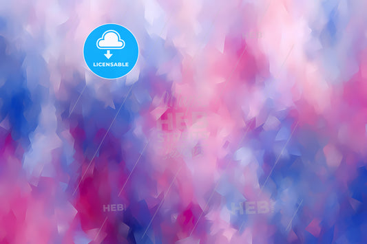 Blue Pink Blurred Texture Photo, A Colorful Background With Many Triangles