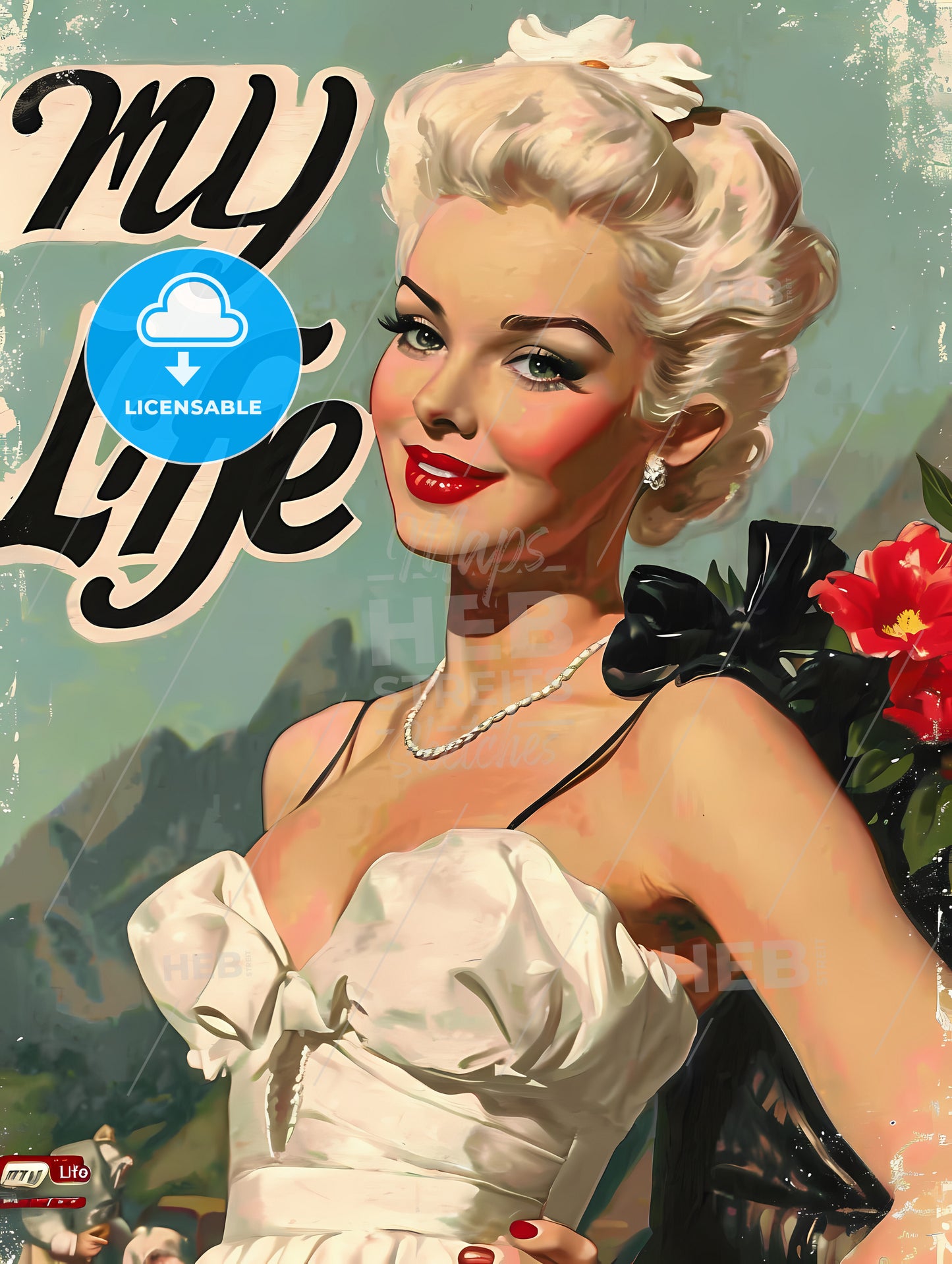 The Text Mylife , A Woman In A Dress
