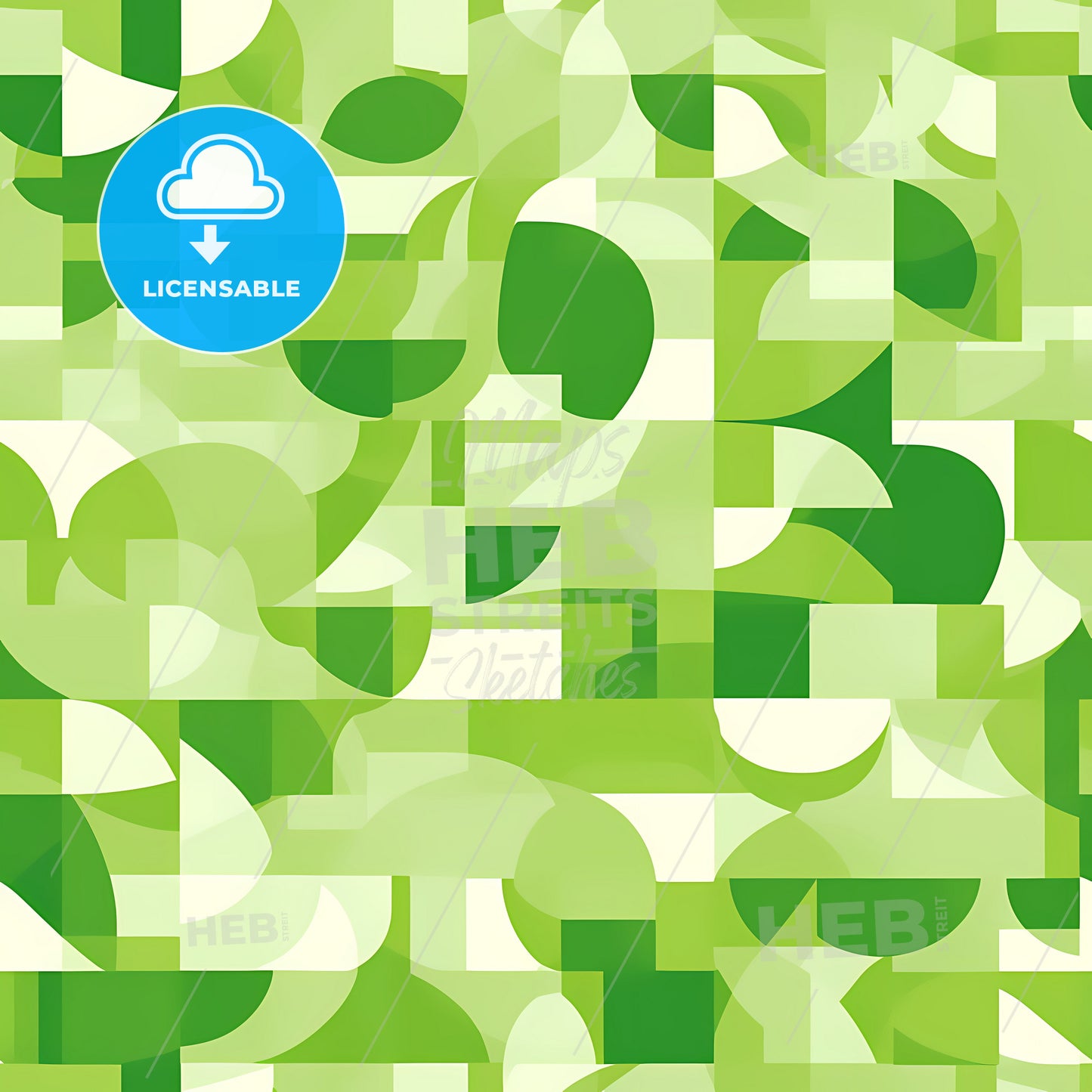 Green Eco Friendly Pattern, A Green And White Pattern