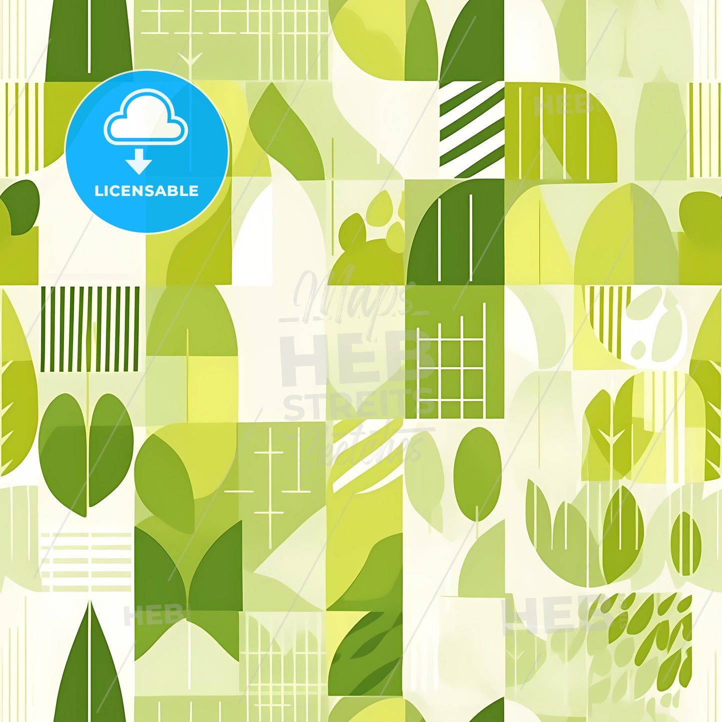 Green Eco Friendly Pattern, A Green And White Pattern