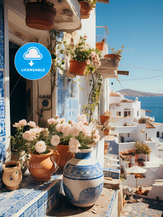 If Matisse Was A Photographer, A Vases And Flowers On A Window Ledge