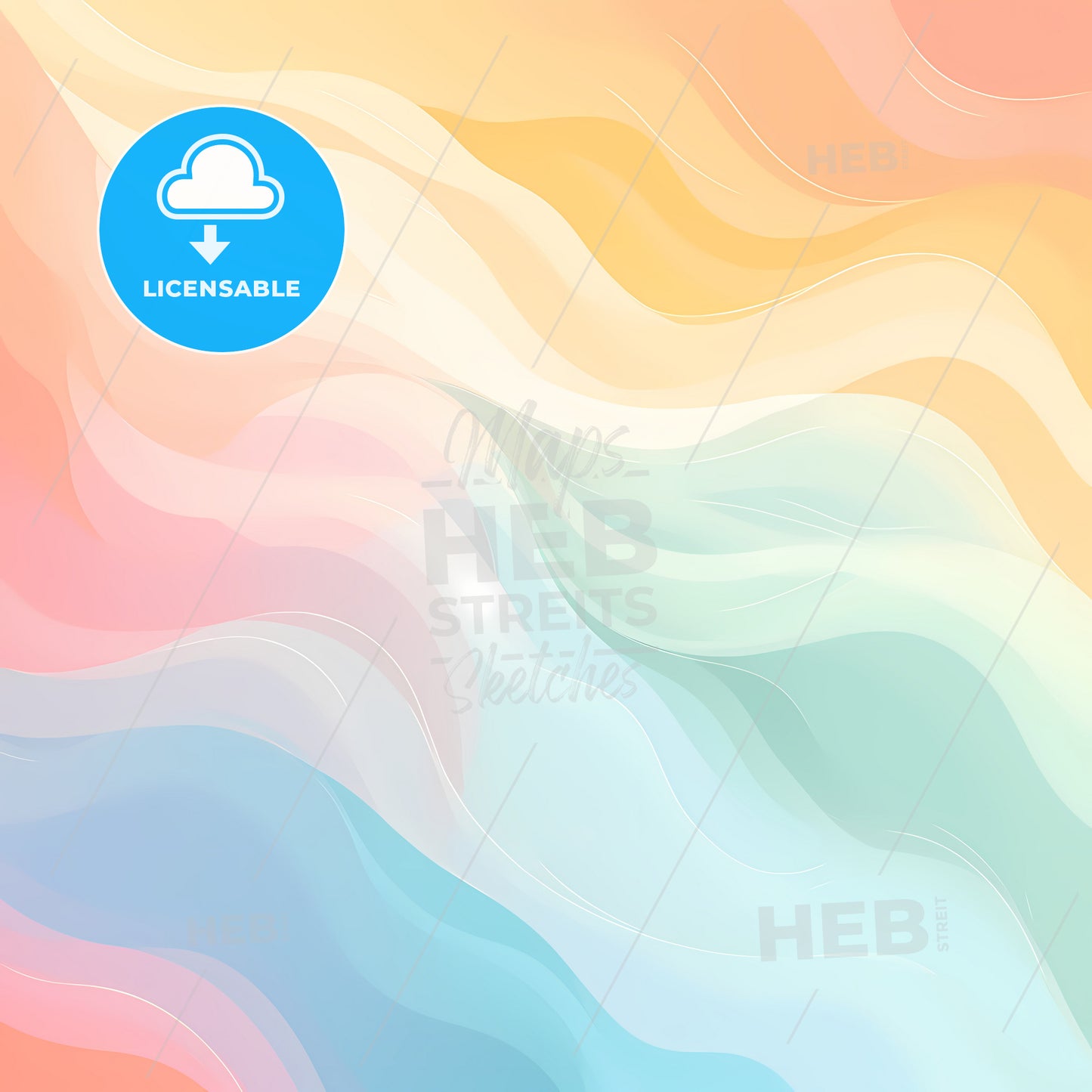 Pastel Background, A Colorful Background With Lines