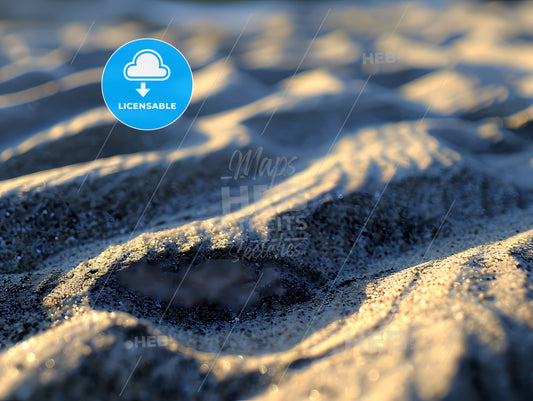 Closeup Photography Of A Beach, A Close Up Of A Sand Dune