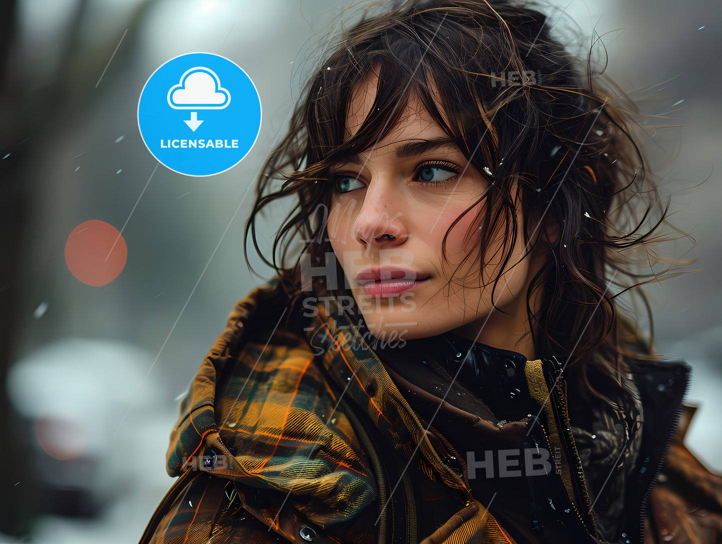 A Photo Of An E-Girl On 5Th Avenue, A Woman Looking Away From The Camera