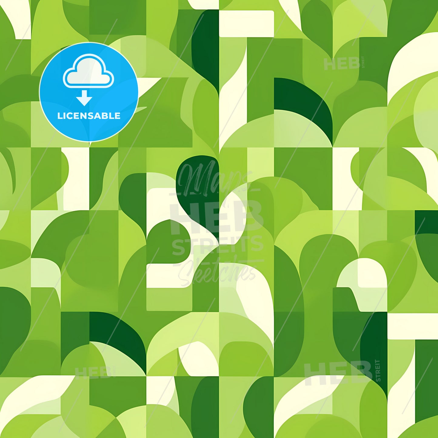 Green Eco Friendly Symbol, A Green And White Pattern