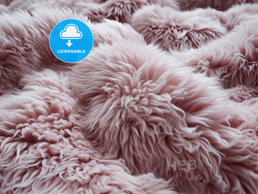 Flat Pink Fur Background, A Close Up Of A Pink Fluffy Object