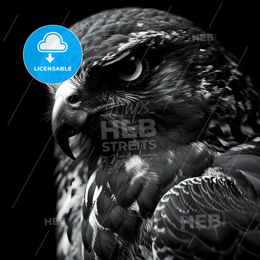 Nighthawk Sport Logo, A Close Up Of A Bird