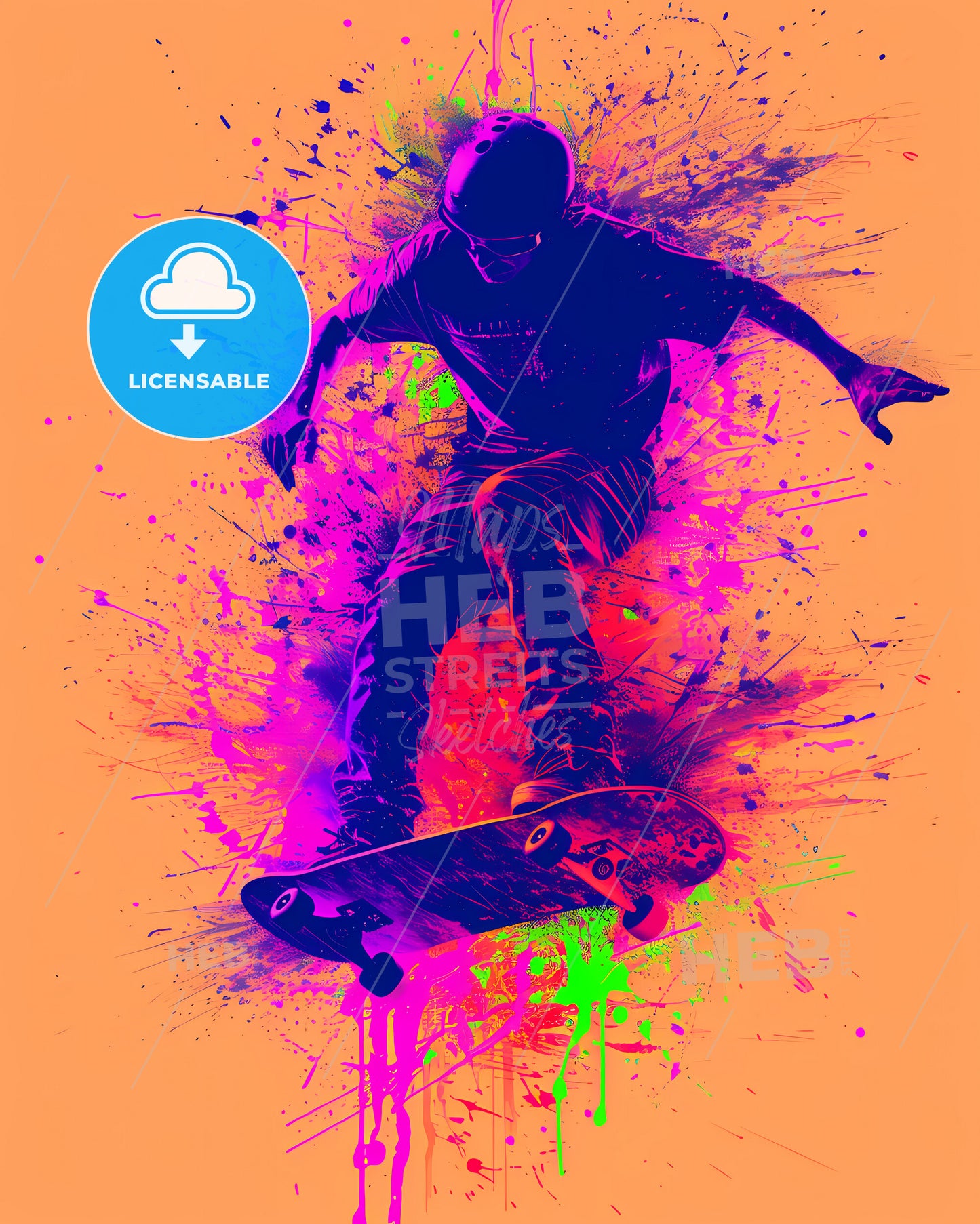 Snowboarding - A Man On A Skateboard