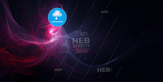 Abstract Neon Wallpaper - A Pink And Purple Light Swirls