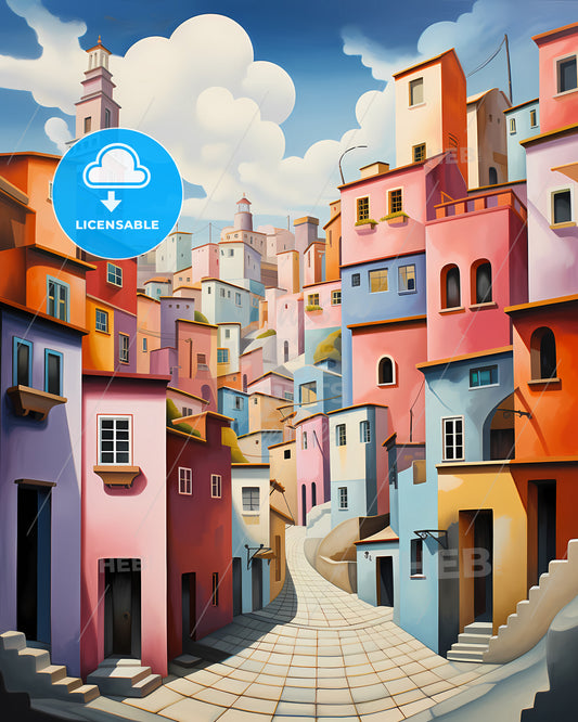 Porto, Portugal - A Colorful City With A Stone Path