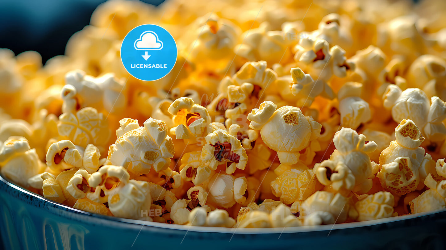 Popcorn At The Movies - A Bowl Of Popcorn