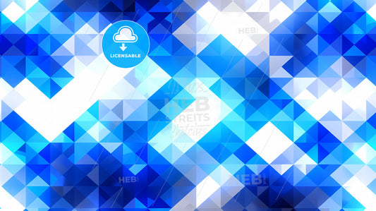 Background, Using One Color In Blue And White, And Using One Geometric Of Squares - A Blue And White Squares