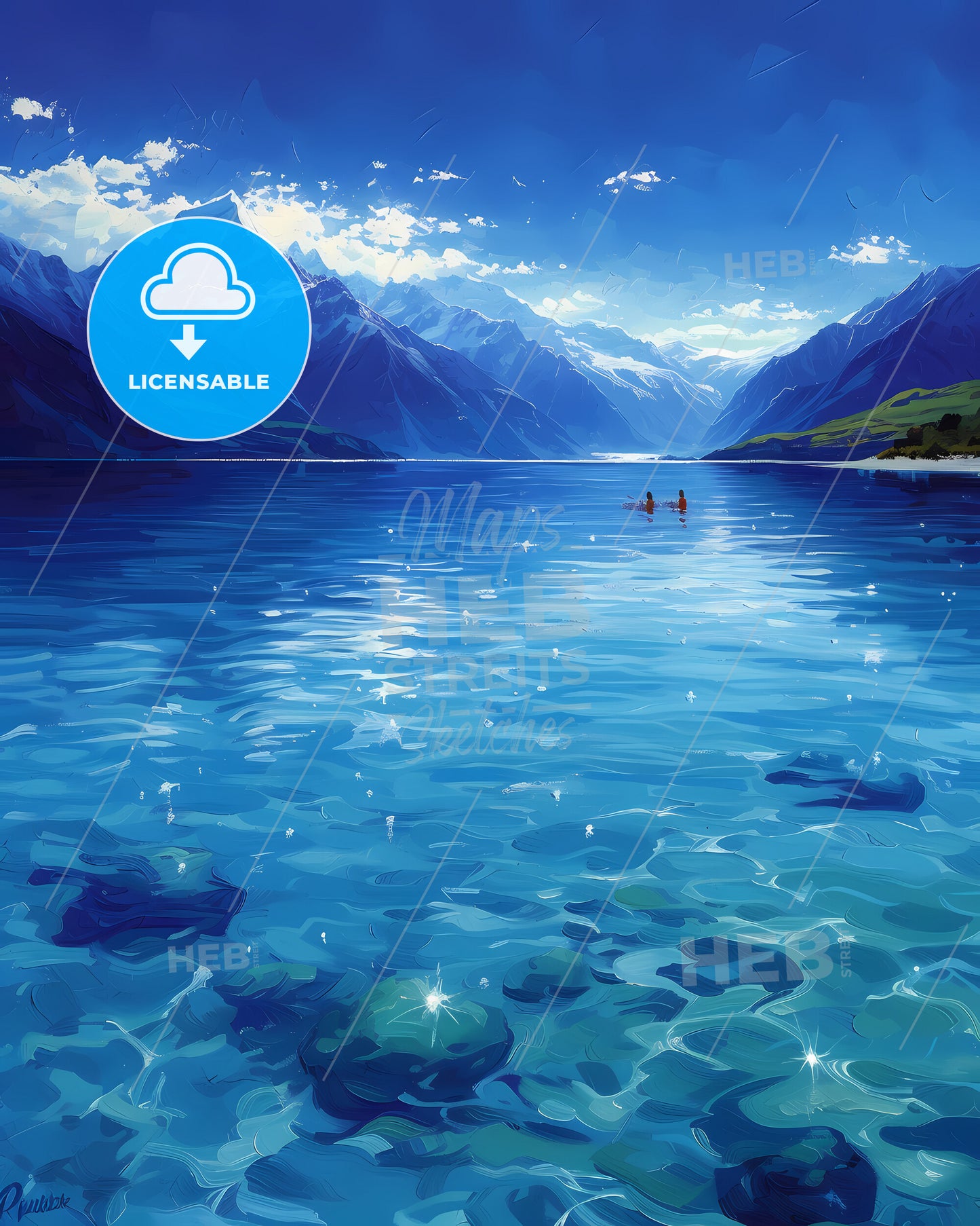 Lake Pukaki, New Zealand - A Lake With Mountains In The Background