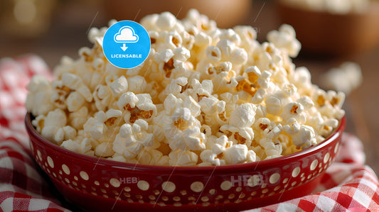 Popcorn At The Movies - A Bowl Of Popcorn On A Table