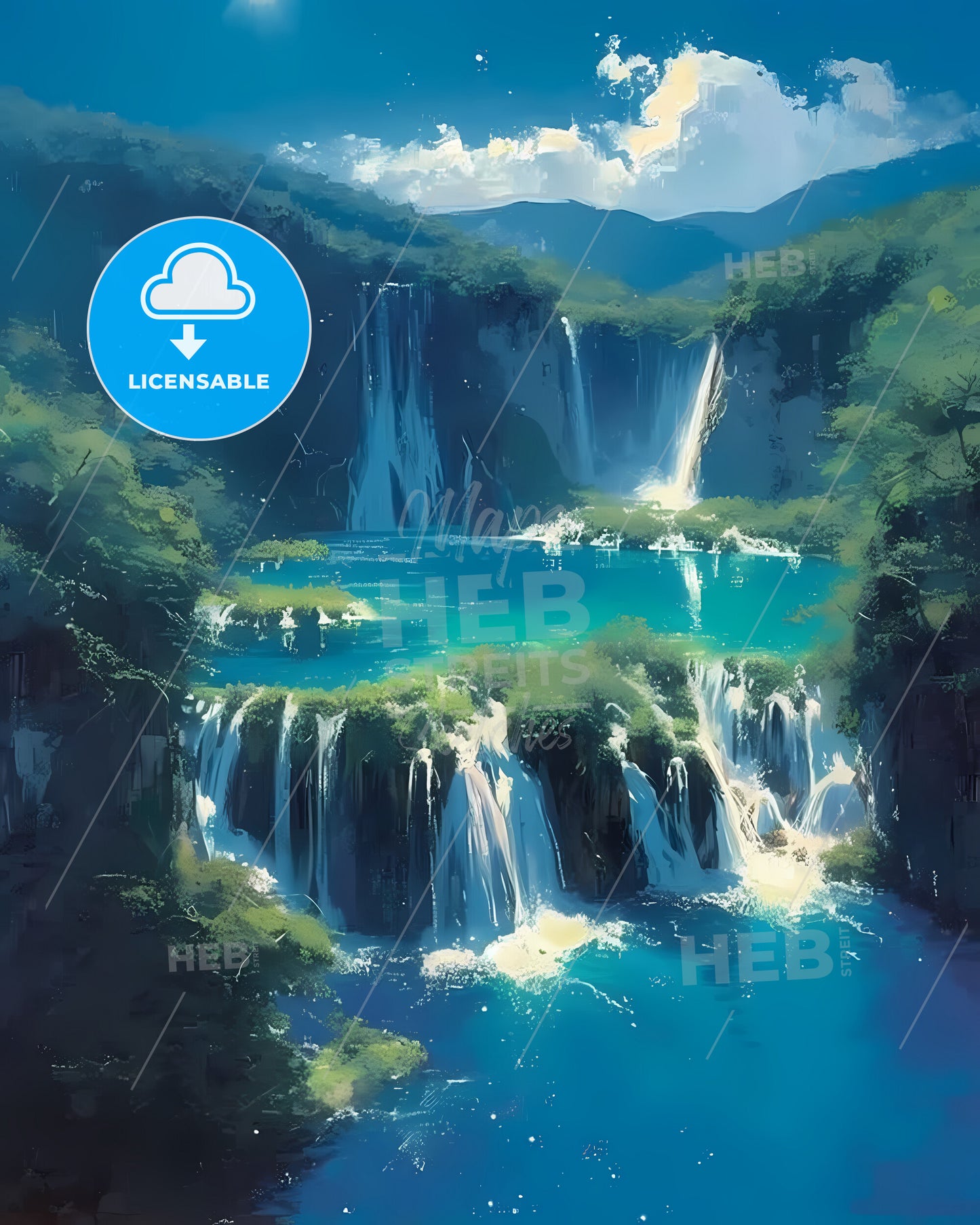 Plitvice Lakes National Park, Croatia - A Waterfall Surrounded By Trees