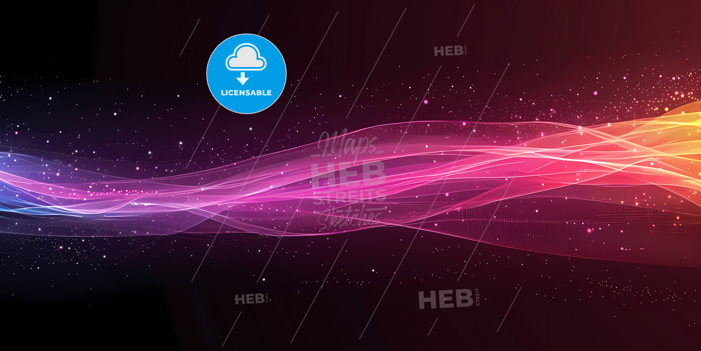 Abstract Neon Wallpaper - A Pink And Purple Lines And Dots