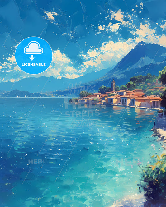 Lake Atitlán, Guatemala - A Water Next To A Building