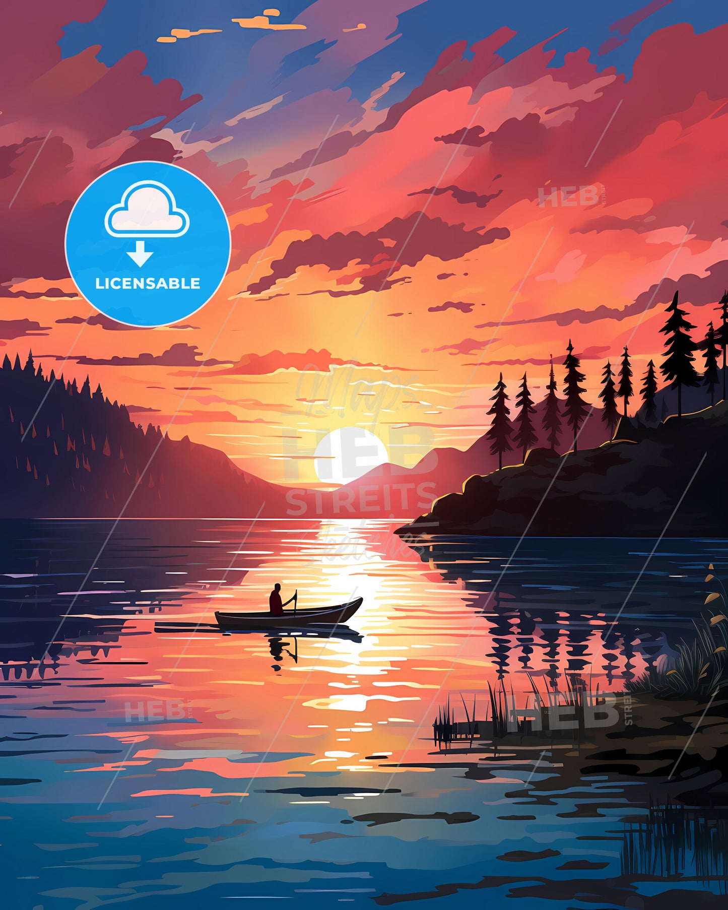 Fiji, Republic Of Fiji - A Person In A Boat On A Lake