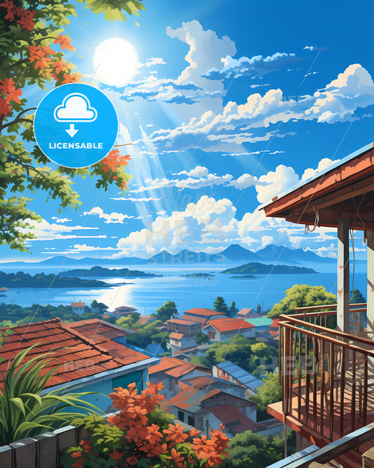 On The Roof Of The Andaman & Nicobar Islands, India - A Group Of People Running