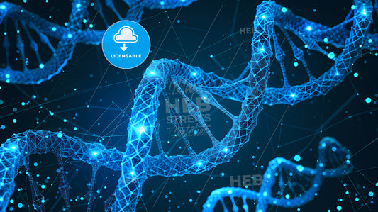 Abstract Background, Futuristic, Abstract Dna Strands Texture, Curved Lines - A Painting Of A Castle On A Hill With Trees And A Lake