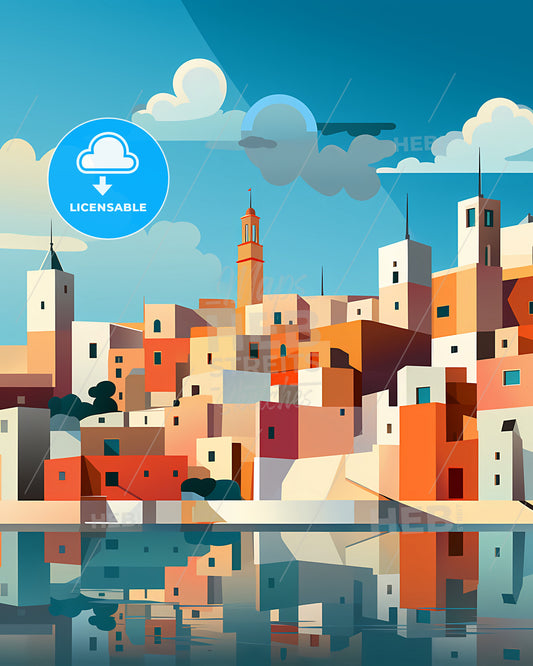 Bari, Italy - A City With Buildings And A Body Of Water