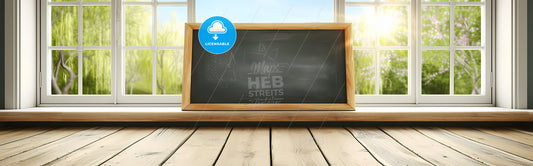 Outstanding Banner For Kitchen Wall Art - A Chalkboard With A Wooden Frame
