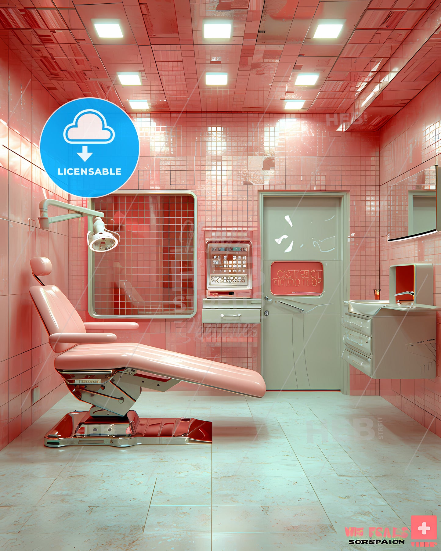 Today, Surprise Chats May Lift Your Spirits - A Pink Medical Chair In A Pink Room
