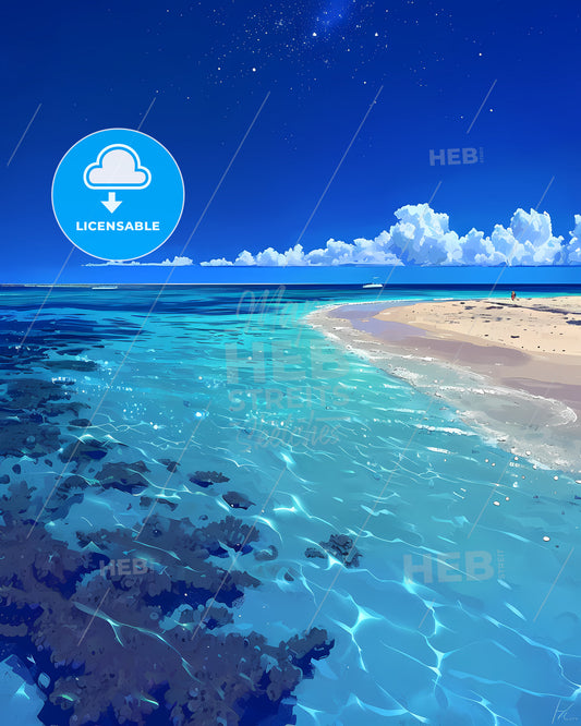 Seven Mile Beach, Cayman Islands - A Beach With Blue Water And A Sandy Beach