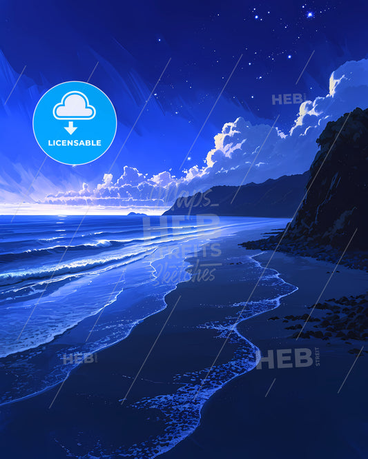 Matapalo Beach, Costa Rica - A Beach With Waves And Rocks