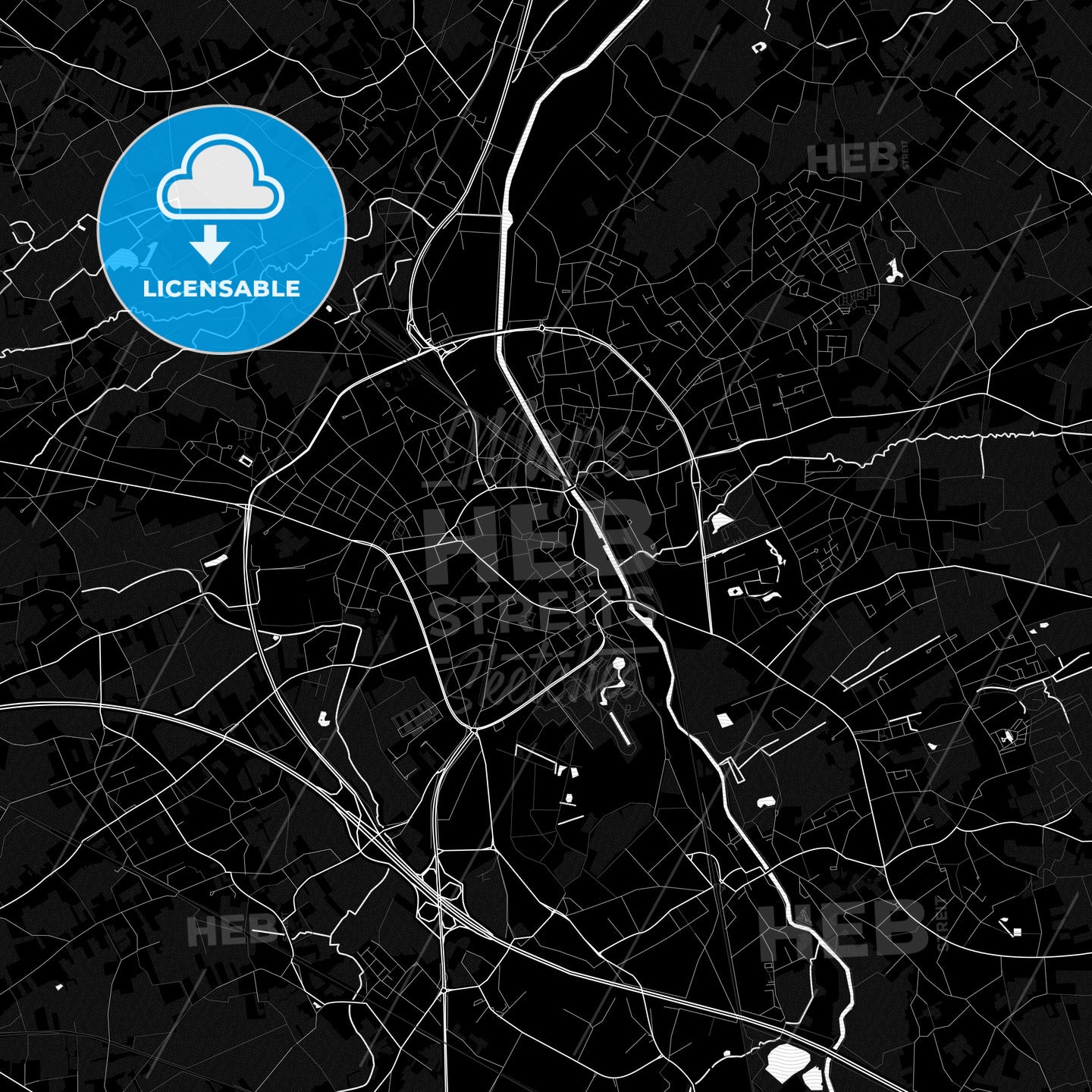Aalst, Belgium PDF map