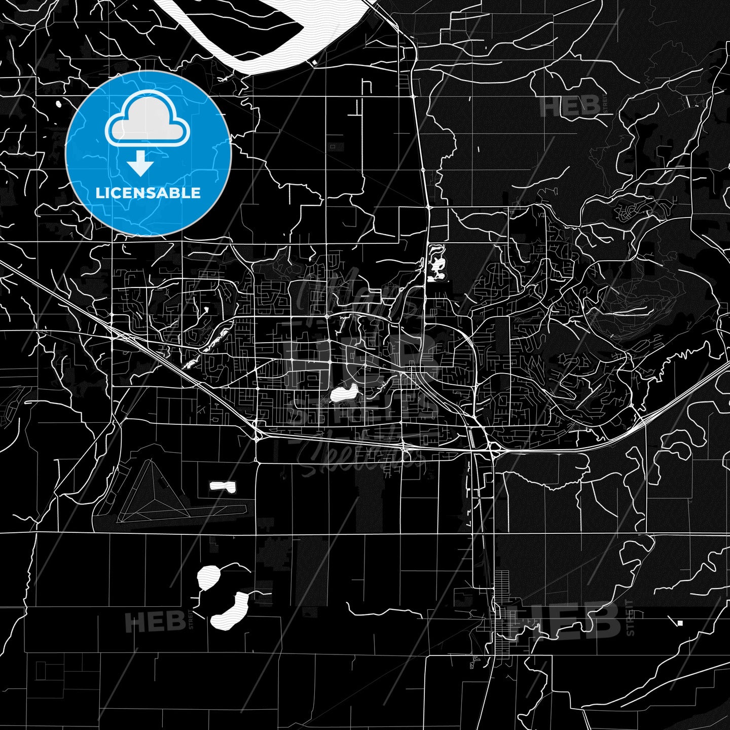 Abbotsford, Canada PDF map