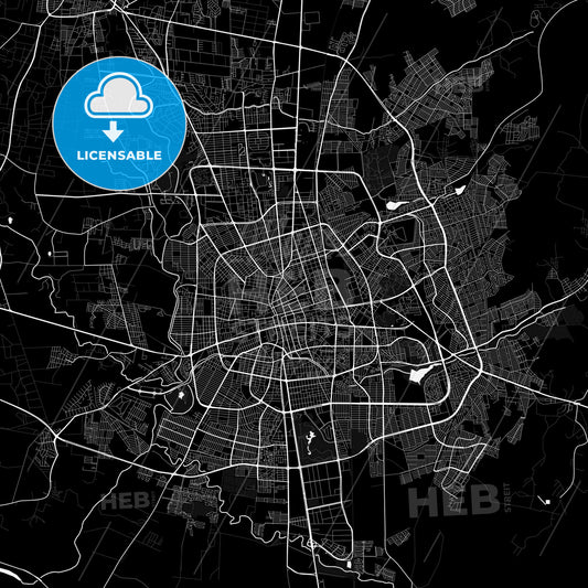 Aguascalientes, Mexico PDF map