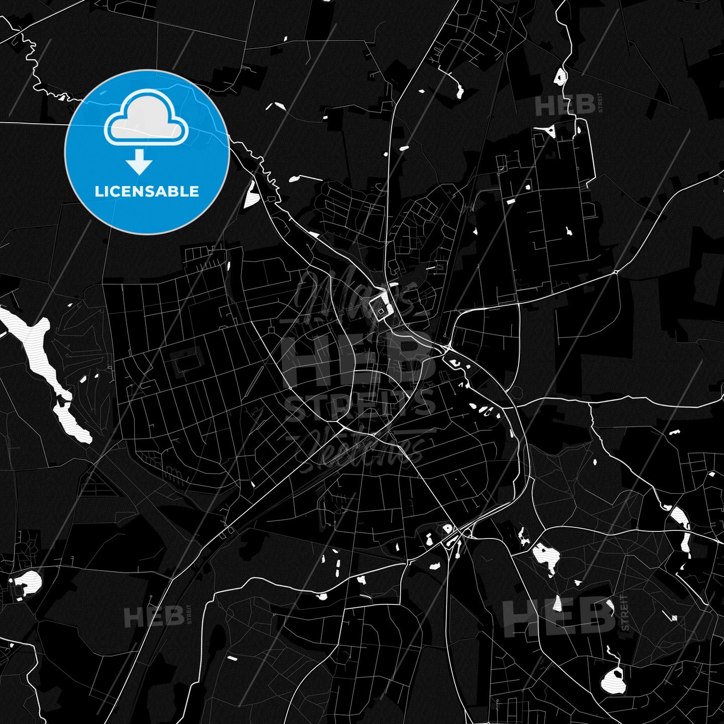 Ahrensburg, Germany PDF map