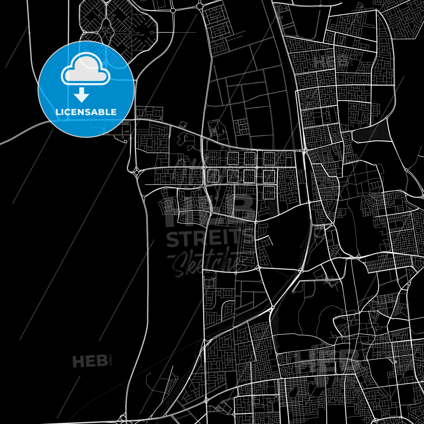 Al-Mubarraz, Saudi Arabia PDF map