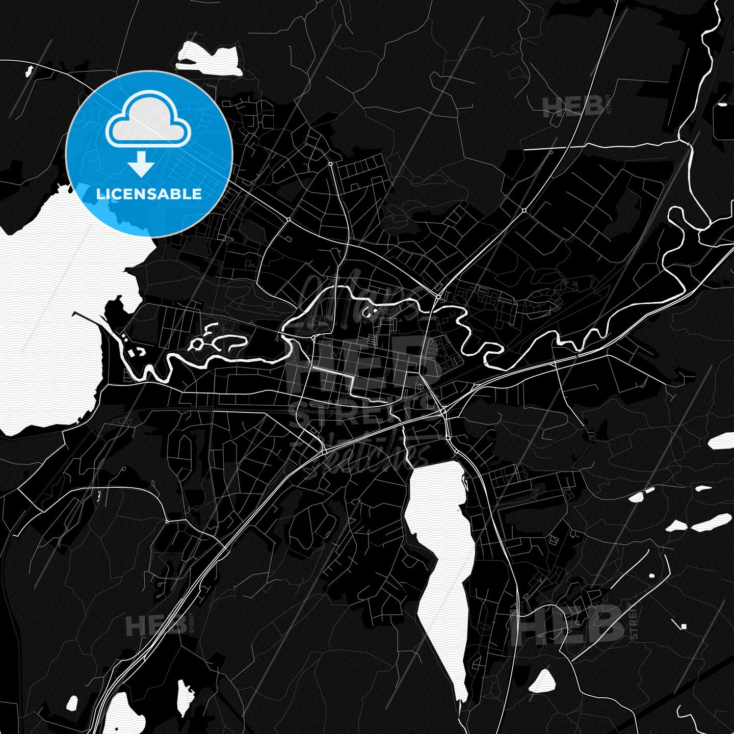 Alingsås, Sweden PDF map