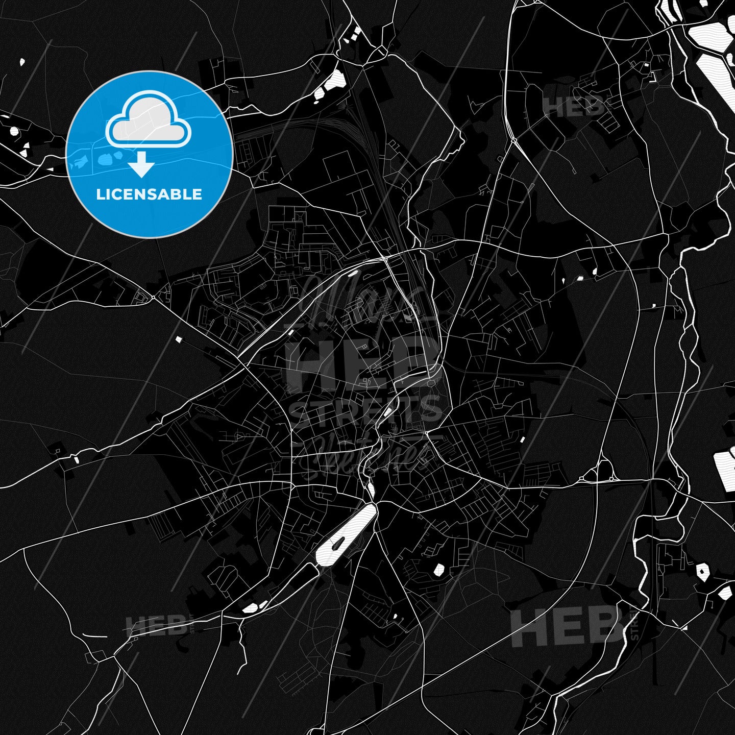 Altenburg, Germany PDF map