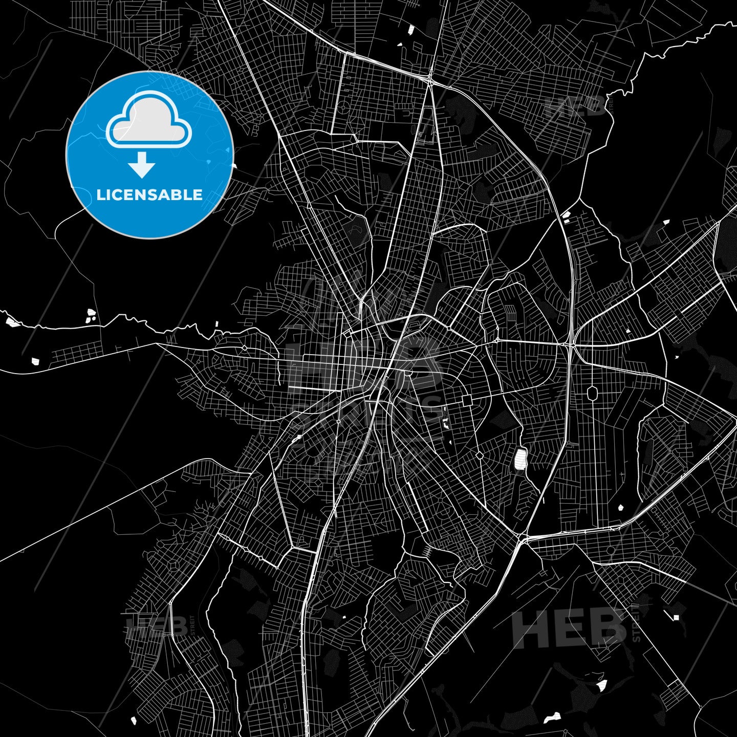 Anapolis, Brazil PDF map