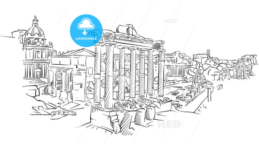 Ancient Rome roman forum – instant download