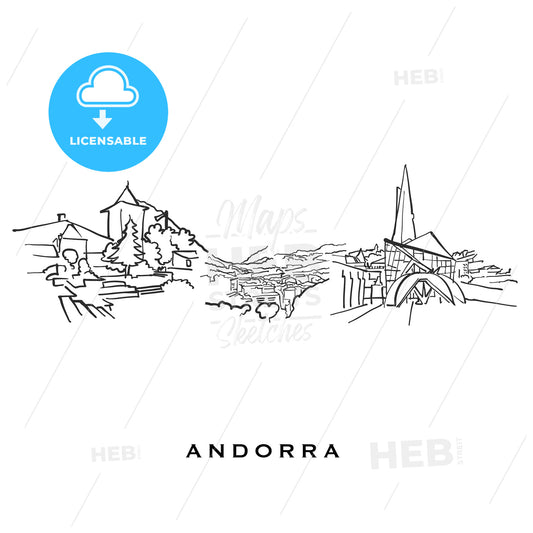 Andorra famous architecture – instant download
