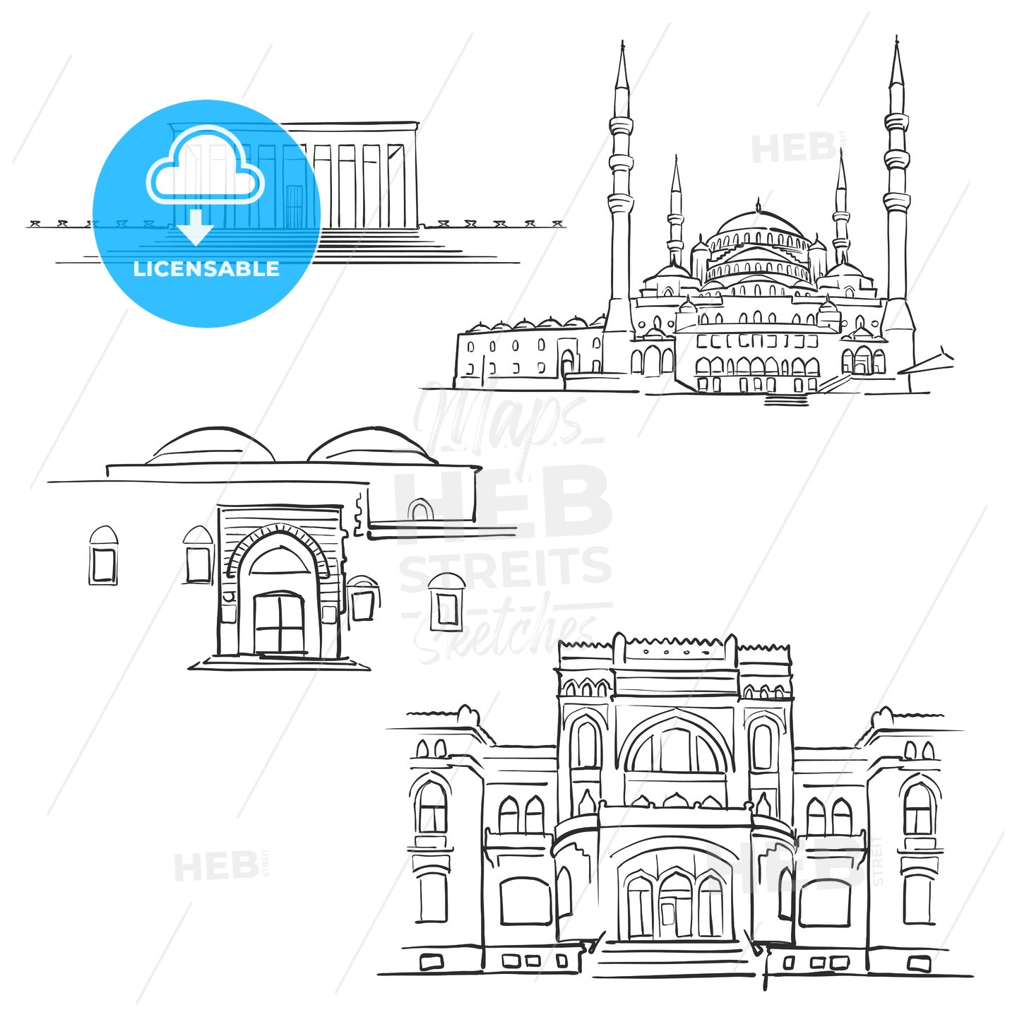 Ankara, Turkey, Famous Buildings – instant download