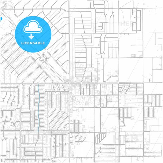 Apple Valley, California, United States, city map with high quality roads.