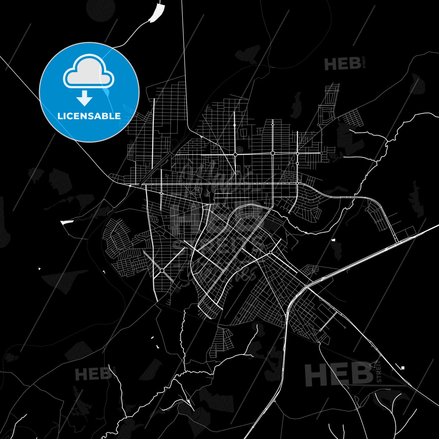 Araguari, Brazil PDF map