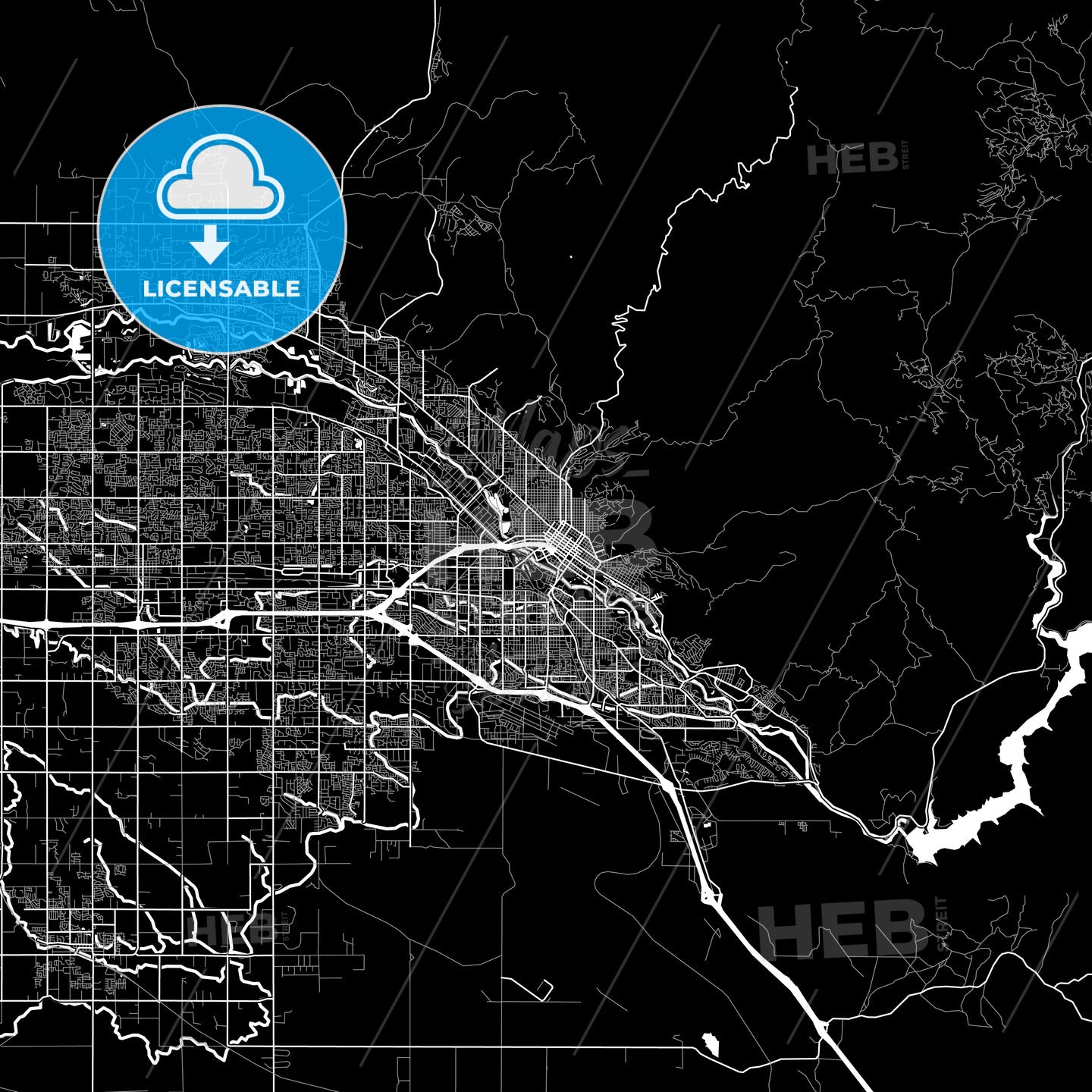 Boise, USA map