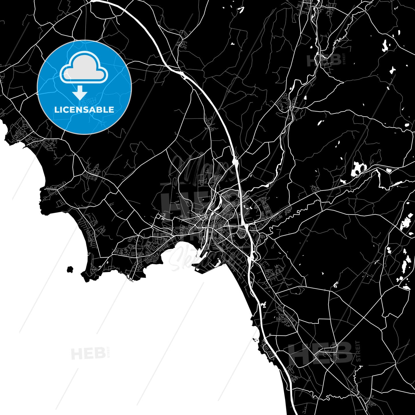 Halmstad, Sweden map