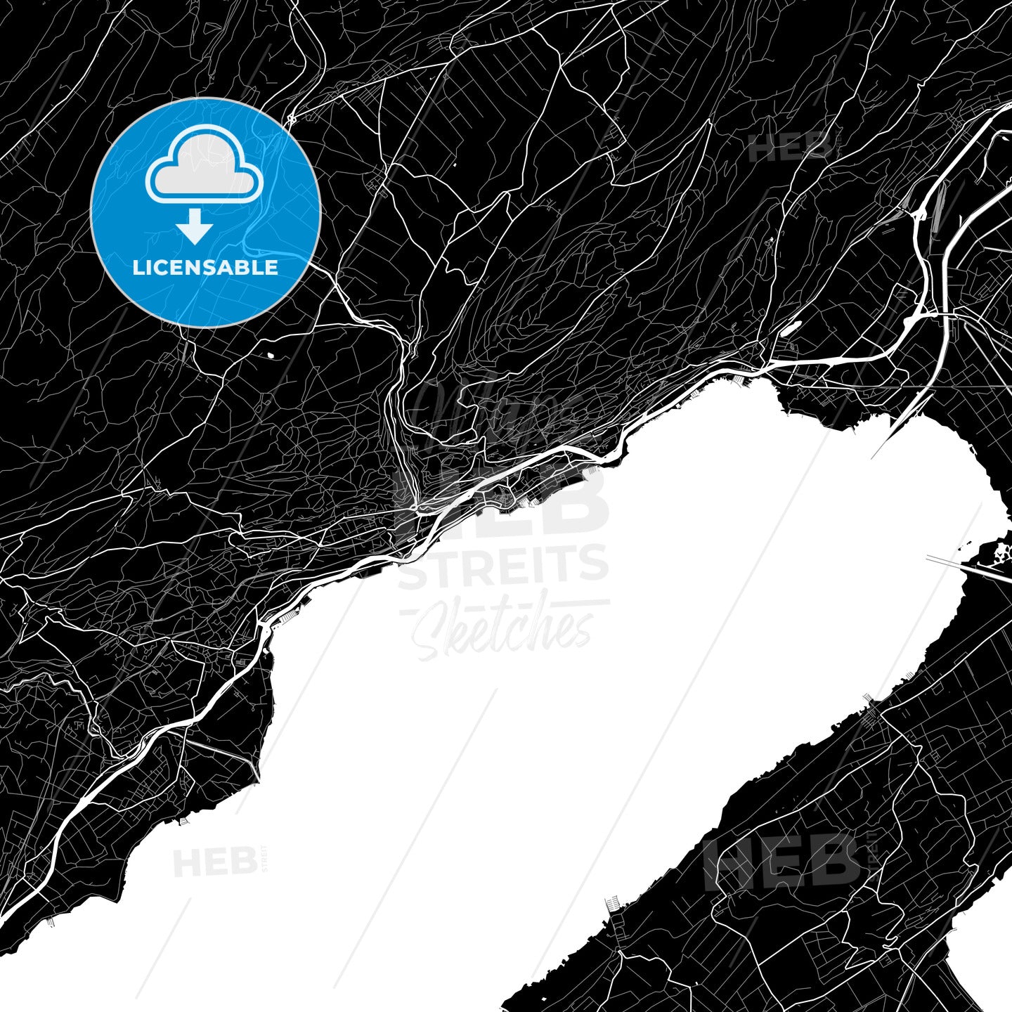 Neuchâtel, Switzerland map